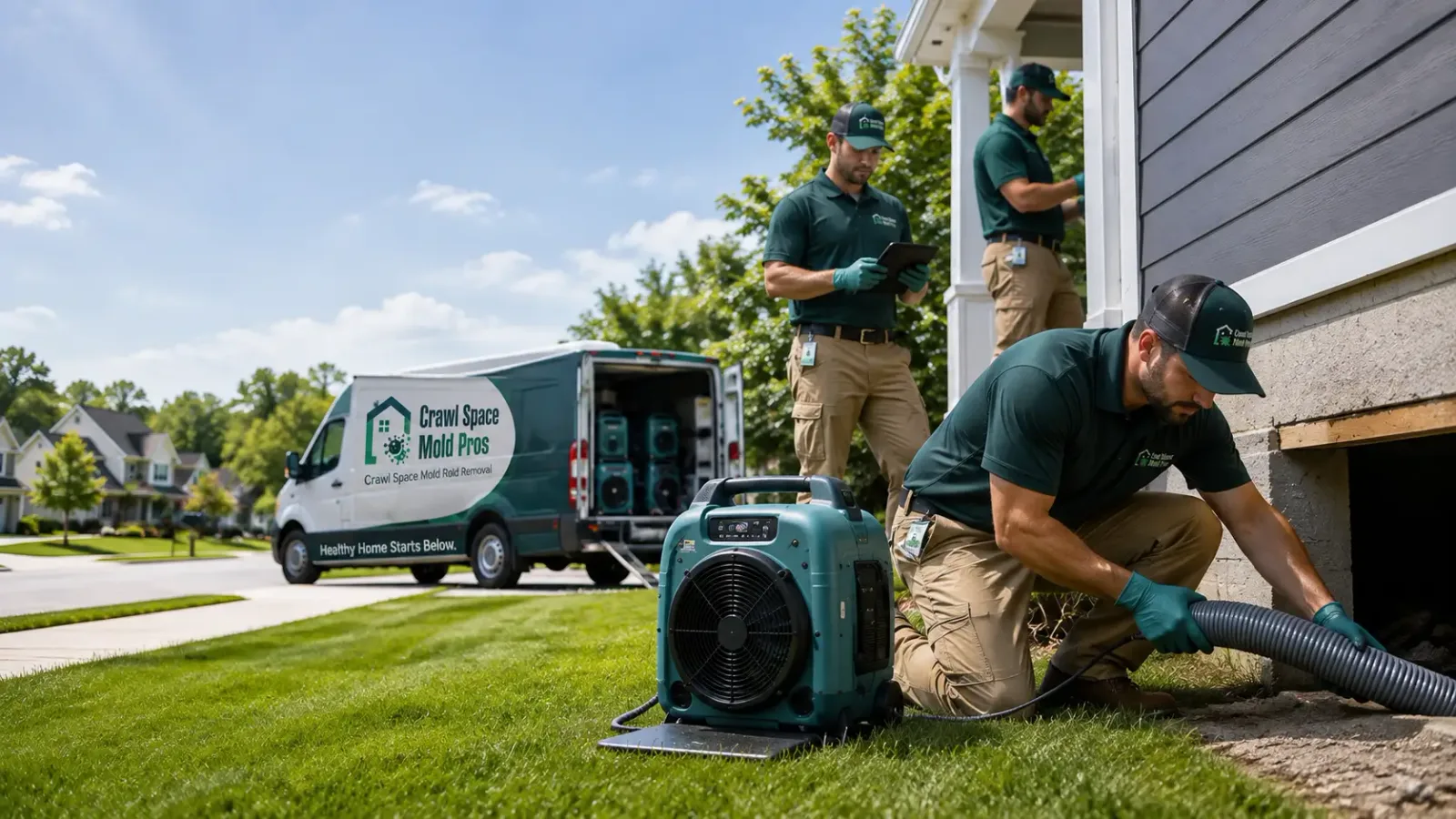 Crawl Space Mold Removal in Patoka, IL